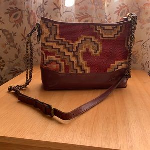 Patricia Nash Purse - leather & fabric